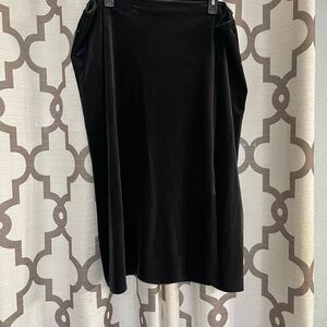 Time and Tru Black A-Line Skirt